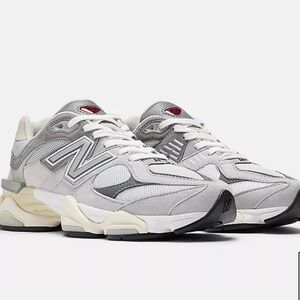 New Balance Beige and Gray Athletic Shoes